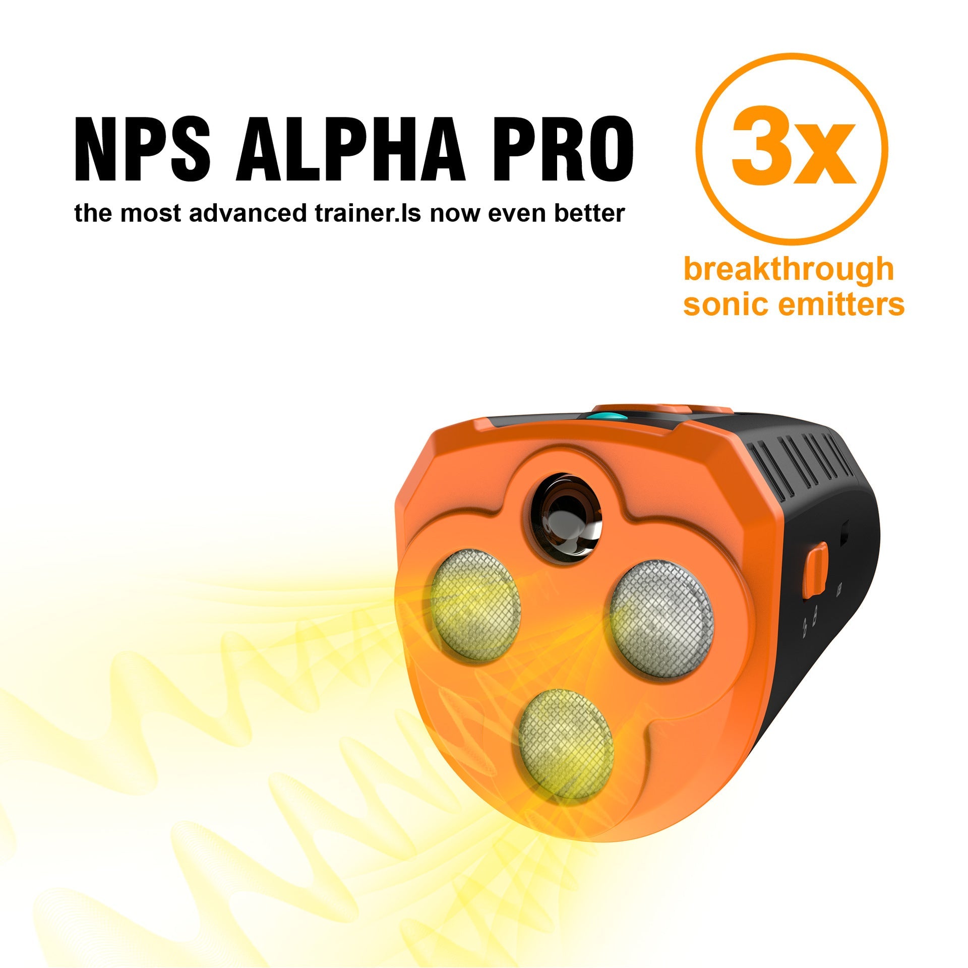 NNEDSZ Ultrasonic Dog Trainer Device | Handheld Pet Training Tool with Night Light & Type-C Charging 3.7V